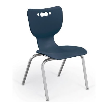 Mooreco Balt Hierarchy 14 Plastic Classroom Chair - Set of 5 - Navy 53314-5-NAVY